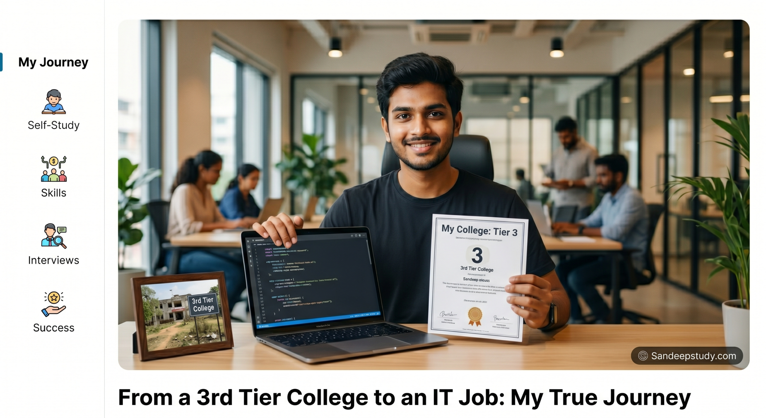 3rd tier college se IT job kaise paye