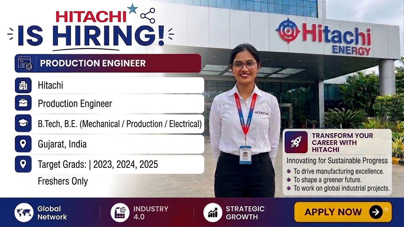 Hitachi Energy Production Engineer